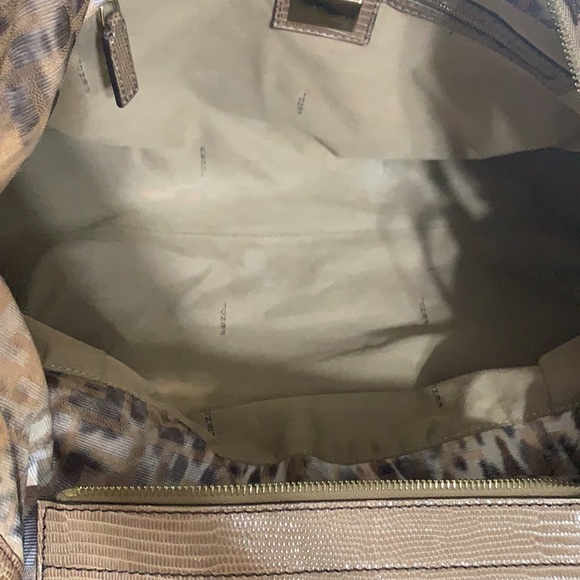 Fendi chef zucca tote in snow leopard - Picture 11 of 16